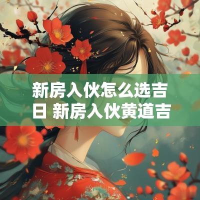 新房入伙怎么选吉日 新房入伙黄道吉日叫什么