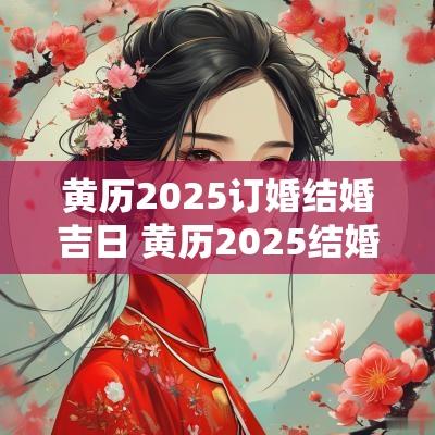 黄历2025订婚结婚吉日 黄历2025结婚吉日查询表
