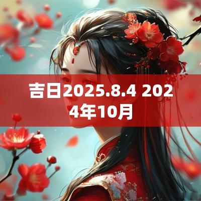 吉日2025.8.4 2025年10月