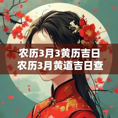 农历3月3黄历吉日 农历3月黄道吉日查询2025