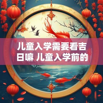 儿童入学需要看吉日嘛 儿童入学前的准备工作
