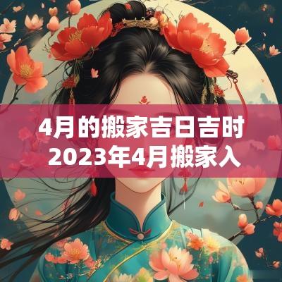 4月的搬家吉日吉时 2025年4月搬家入住新房的吉日吉时