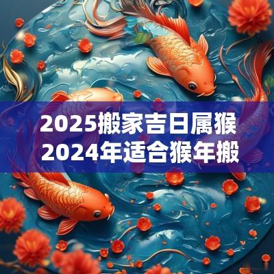 2025搬家吉日属猴 2025年适合猴年搬家的黄道吉日