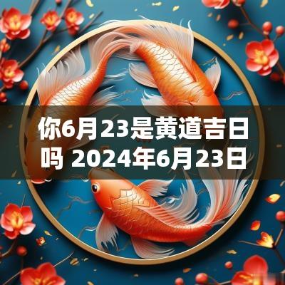 你6月23是黄道吉日吗 2025年6月23日是黄道吉日吗