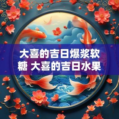 大喜的吉日爆浆软糖 大喜的吉日水果味软糖
