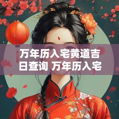 万年历入宅黄道吉日查询 万年历入宅黄道吉日