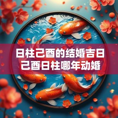 日柱己酉的结婚吉日 己酉日柱哪年动婚