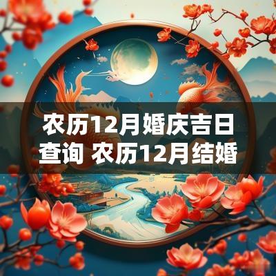 农历12月婚庆吉日查询 农历12月结婚吉日查询