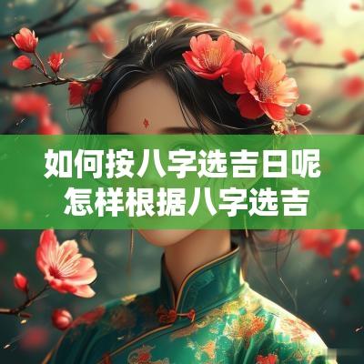 如何按八字选吉日呢 怎样根据八字选吉日