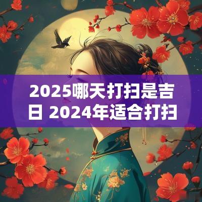 2025哪天打扫是吉日 2025年适合打扫卫生的日子