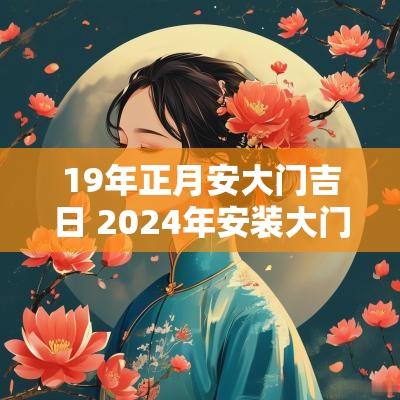 19年正月安大门吉日 2025年安装大门的黄道吉日