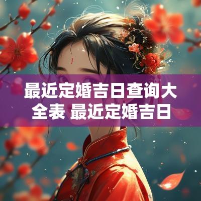 最近定婚吉日查询大全表 最近定婚吉日查询大全表图片