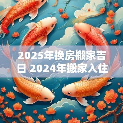 2025年换房搬家吉日 2025年搬家入住新房的吉日吉时