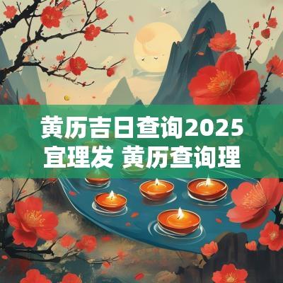 黄历吉日查询2025宜理发 黄历查询理发吉日