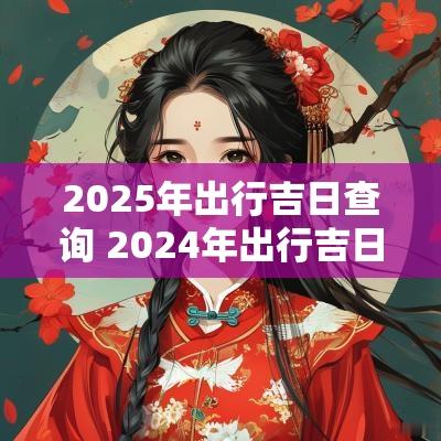 2025年出行吉日查询 2025年出行吉日大全表