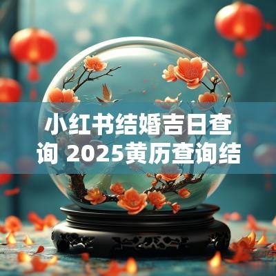 小红书结婚吉日查询 2025黄历查询结婚吉日