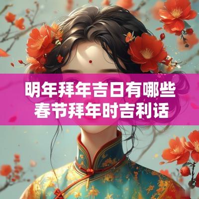 明年拜年吉日有哪些 春节拜年时吉利话有哪些
