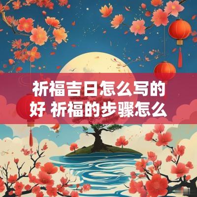 祈福吉日怎么写的好 祈福的步骤怎么来的