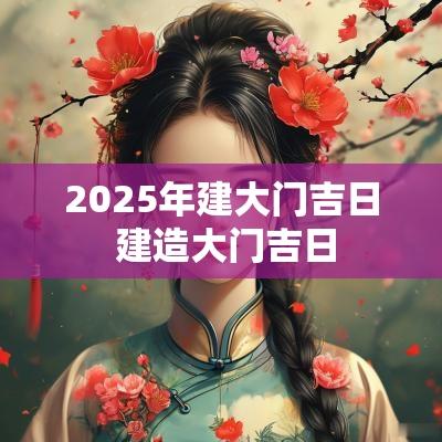 2025年建大门吉日 建造大门吉日