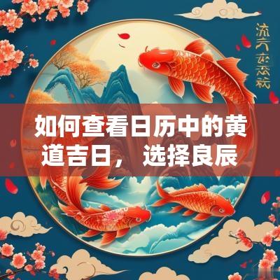 如何查看日历中的黄道吉日， 选择良辰吉日