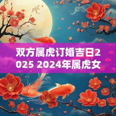 双方属虎订婚吉日2025 2025年属虎女适合订婚的日子