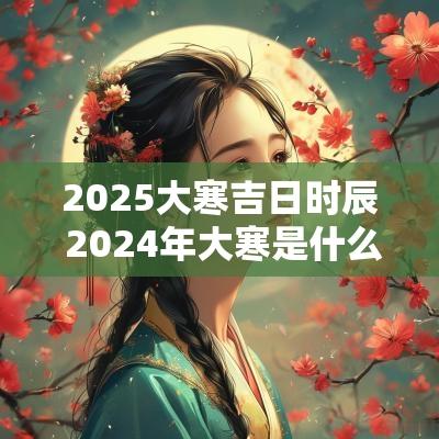 2025大寒吉日时辰 2025年大寒是什么时辰