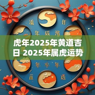 蛇年2025年黄道吉日 2025年属虎运势