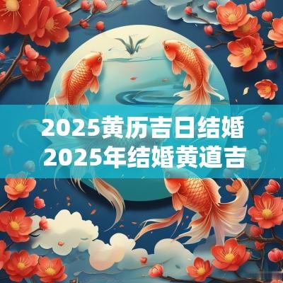 2025黄历吉日结婚 2025年结婚黄道吉日一览表