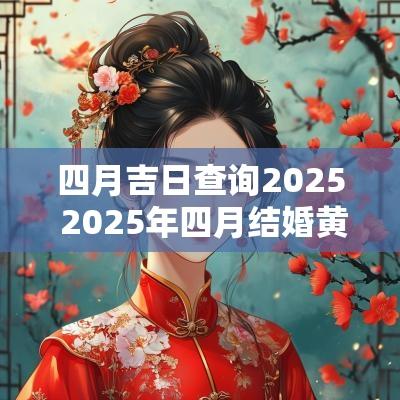 四月吉日查询2025 2025年四月结婚黄道吉日