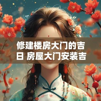 修建楼房大门的吉日 房屋大门安装吉日