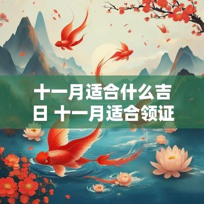 十一月适合什么吉日 十一月适合领证的吉日