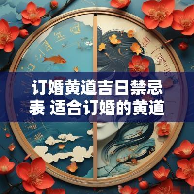 订婚黄道吉日禁忌表 适合订婚的黄道吉日2025