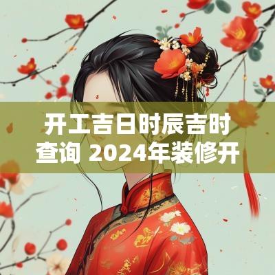 开工吉日时辰吉时查询 2025年装修开工吉日吉时辰查询