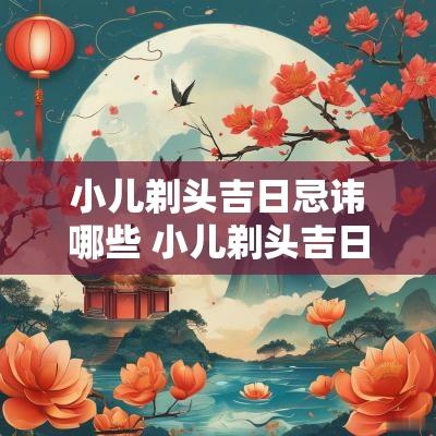 小儿剃头吉日忌讳哪些 小儿剃头吉日