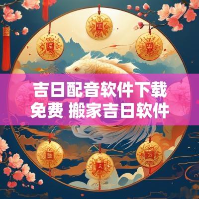 吉日配音软件下载免费 搬家吉日软件下载