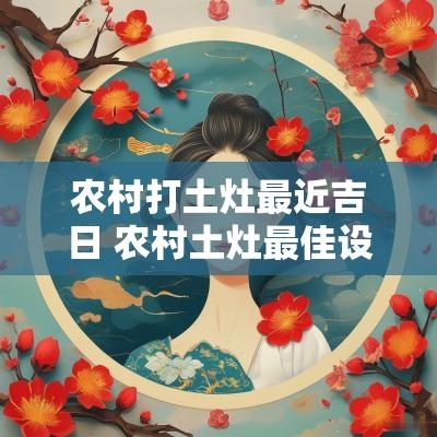农村打土灶最近吉日 农村土灶最佳设计图