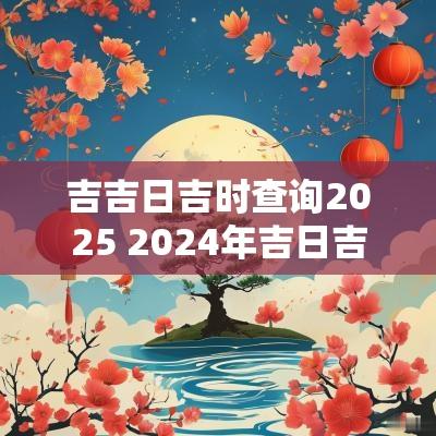 吉吉日吉时查询2025 2025年吉日吉时查询