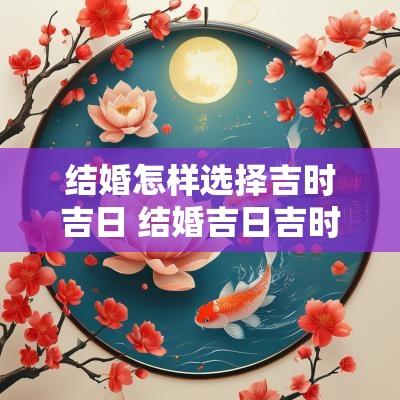 结婚怎样选择吉时吉日 结婚吉日吉时怎么看