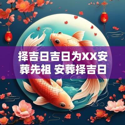 择吉日吉日为XX安葬先祖 安葬择吉日的正确方法吉日速