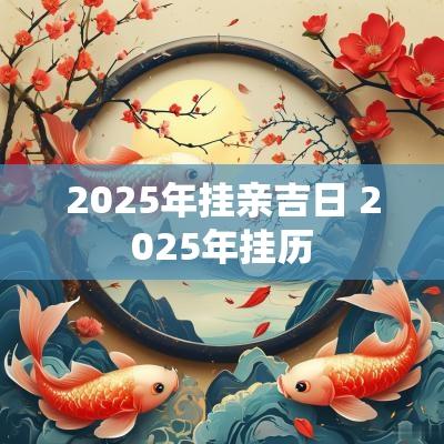 2025年挂亲吉日 2025年挂历
