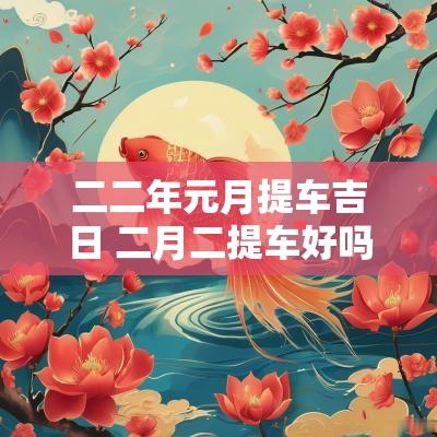 二二年元月提车吉日 二月二提车好吗