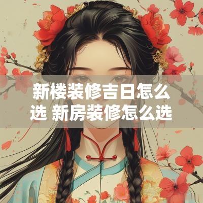 新楼装修吉日怎么选 新房装修怎么选好日子