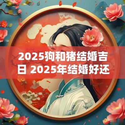 2025狗和猪结婚吉日 2025年结婚好还是不好属狗