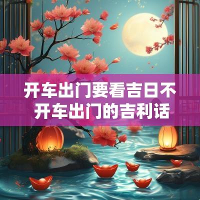 开车出门要看吉日不 开车出门的吉利话