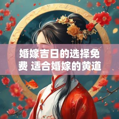 婚嫁吉日的选择免费 适合婚嫁的黄道吉日