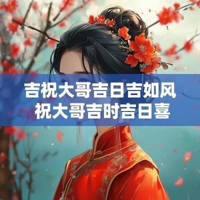 吉祝大哥吉日吉如风 祝大哥吉时吉日喜如风