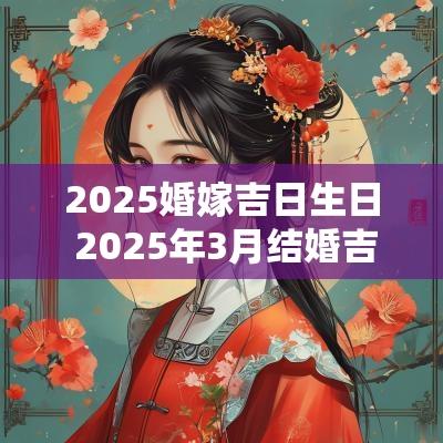 2025婚嫁吉日生日 2025年3月结婚吉日