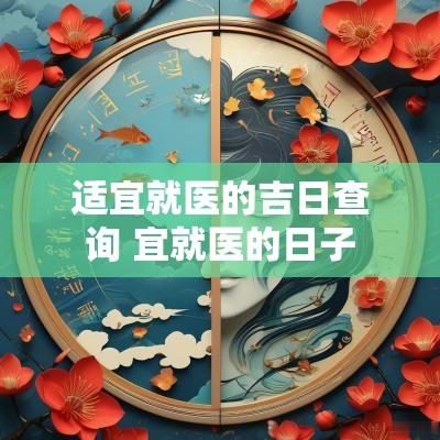 适宜就医的吉日查询 宜就医的日子
