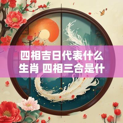 四相吉日代表什么生肖 四相三合是什么生肖