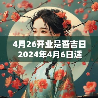 4月26开业是否吉日 2025年4月6日适合开业吗